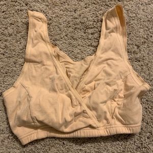 Tan nursing bra